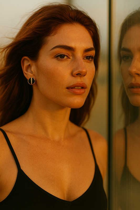 Sash Studs - Gold, Ebony & Mother-of-Pearl Studs