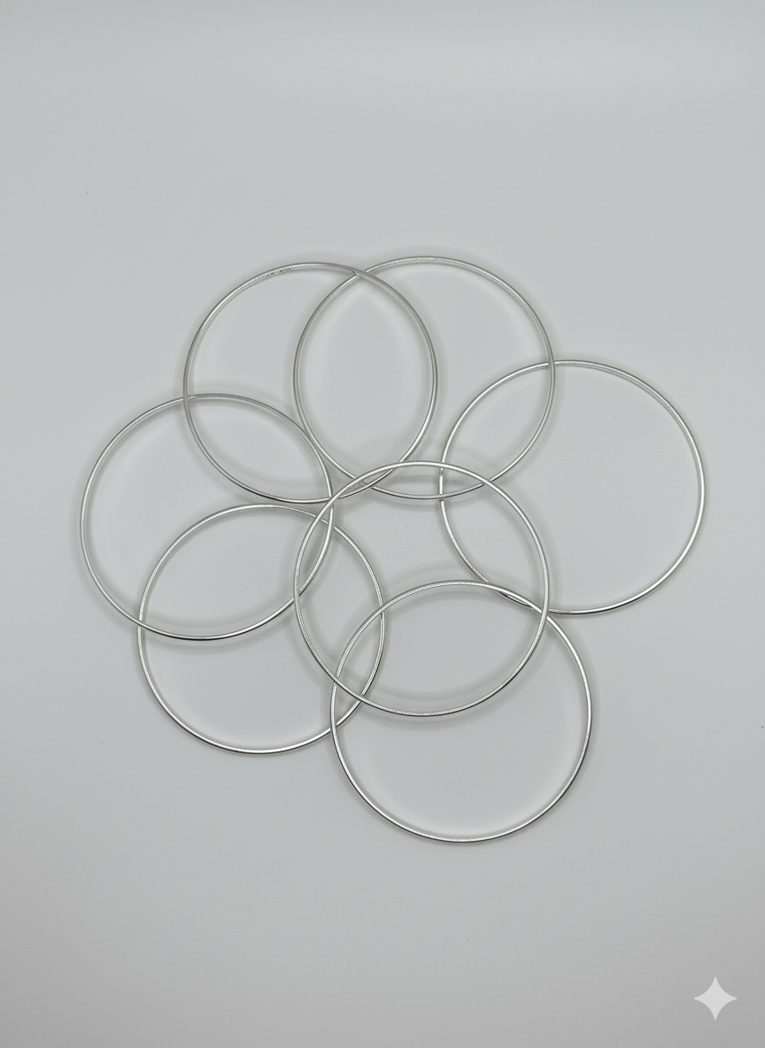 The Bangles - Silver Bangles Set